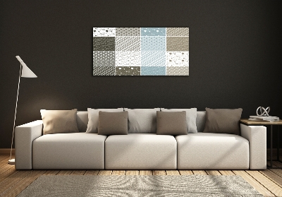 Glass art print Geometric patterns