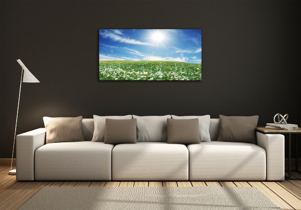 Wall art on glass Meadow