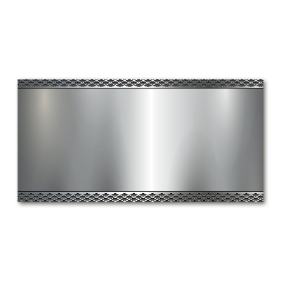 Glass wall art Metal background