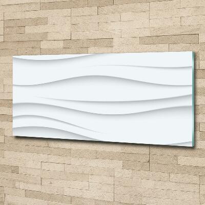 Glass art print Wave abstraction