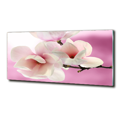 Glass art print Magnolia