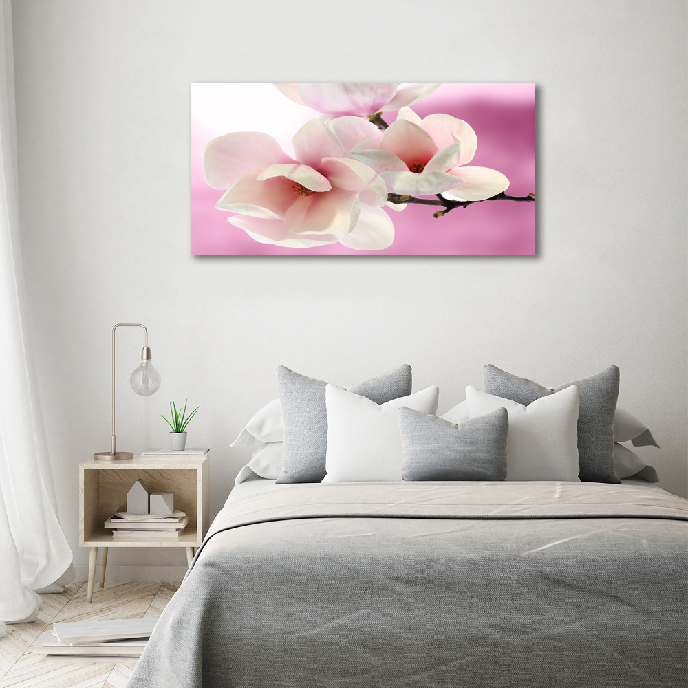 Glass art print Magnolia