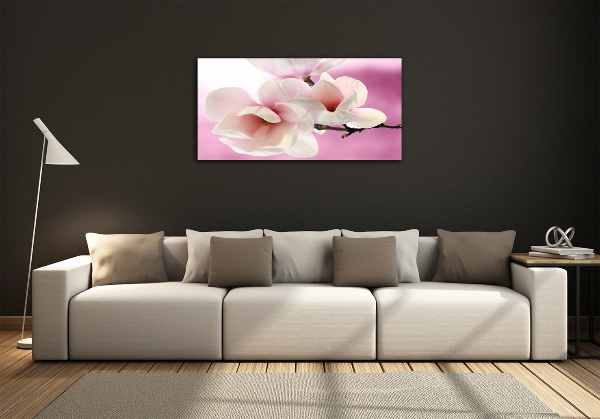 Glass art print Magnolia