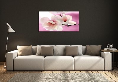 Glass art print Magnolia