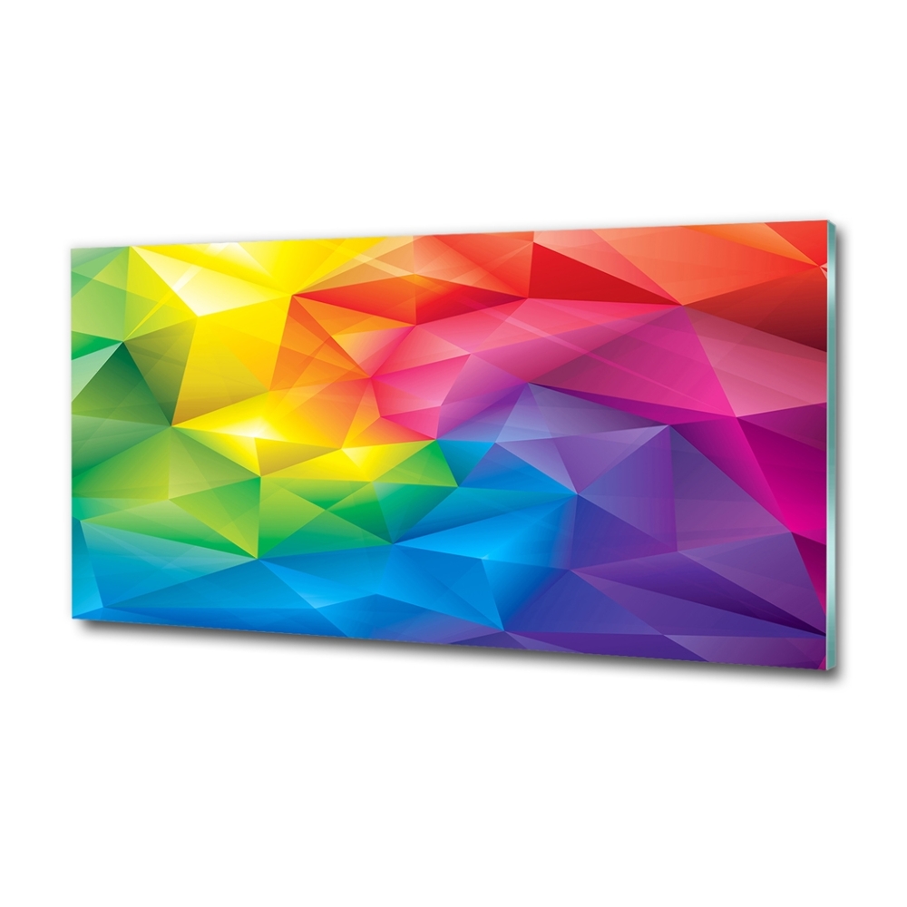 Wall art on glass Abstract background