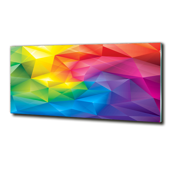 Wall art on glass Abstract background