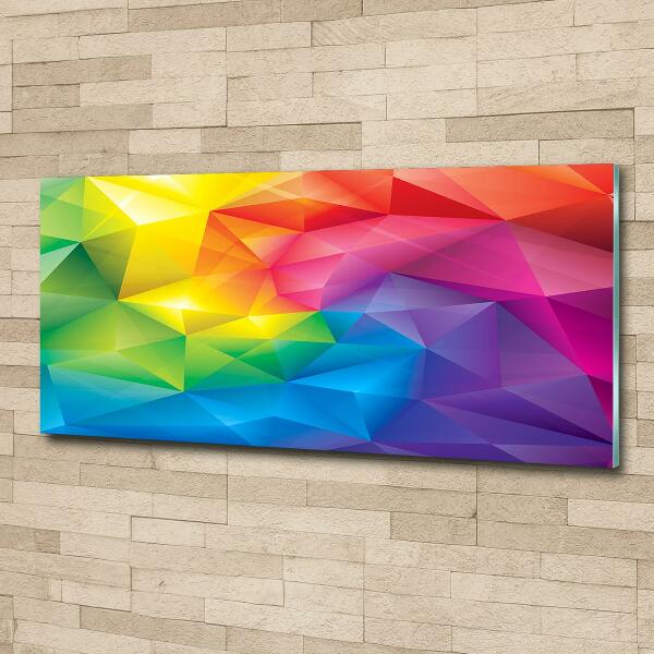 Wall art on glass Abstract background