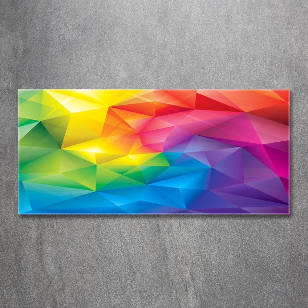 Wall art on glass Abstract background