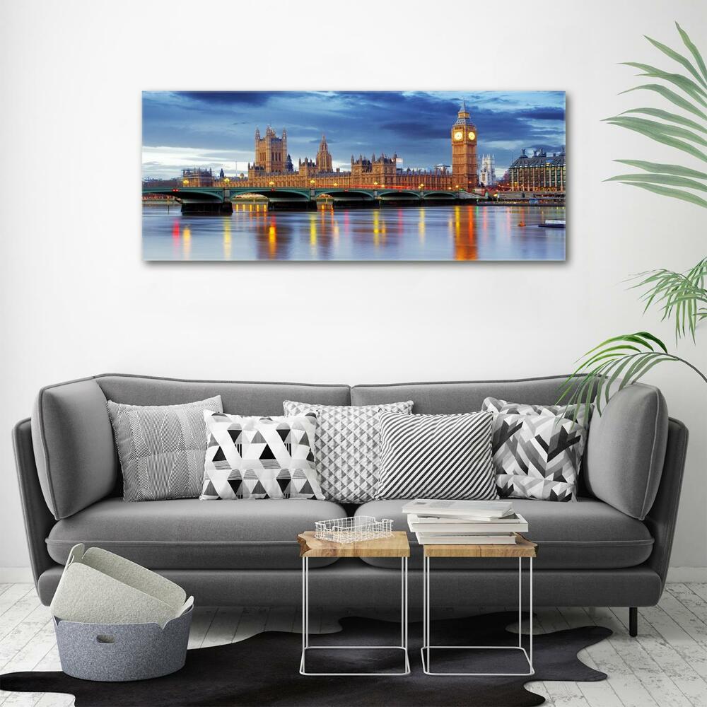 Glass wall art large Thames london