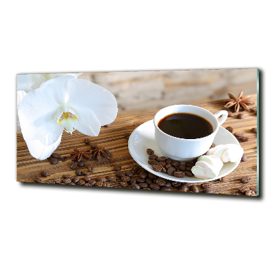 Glass picture print Cup of coffee