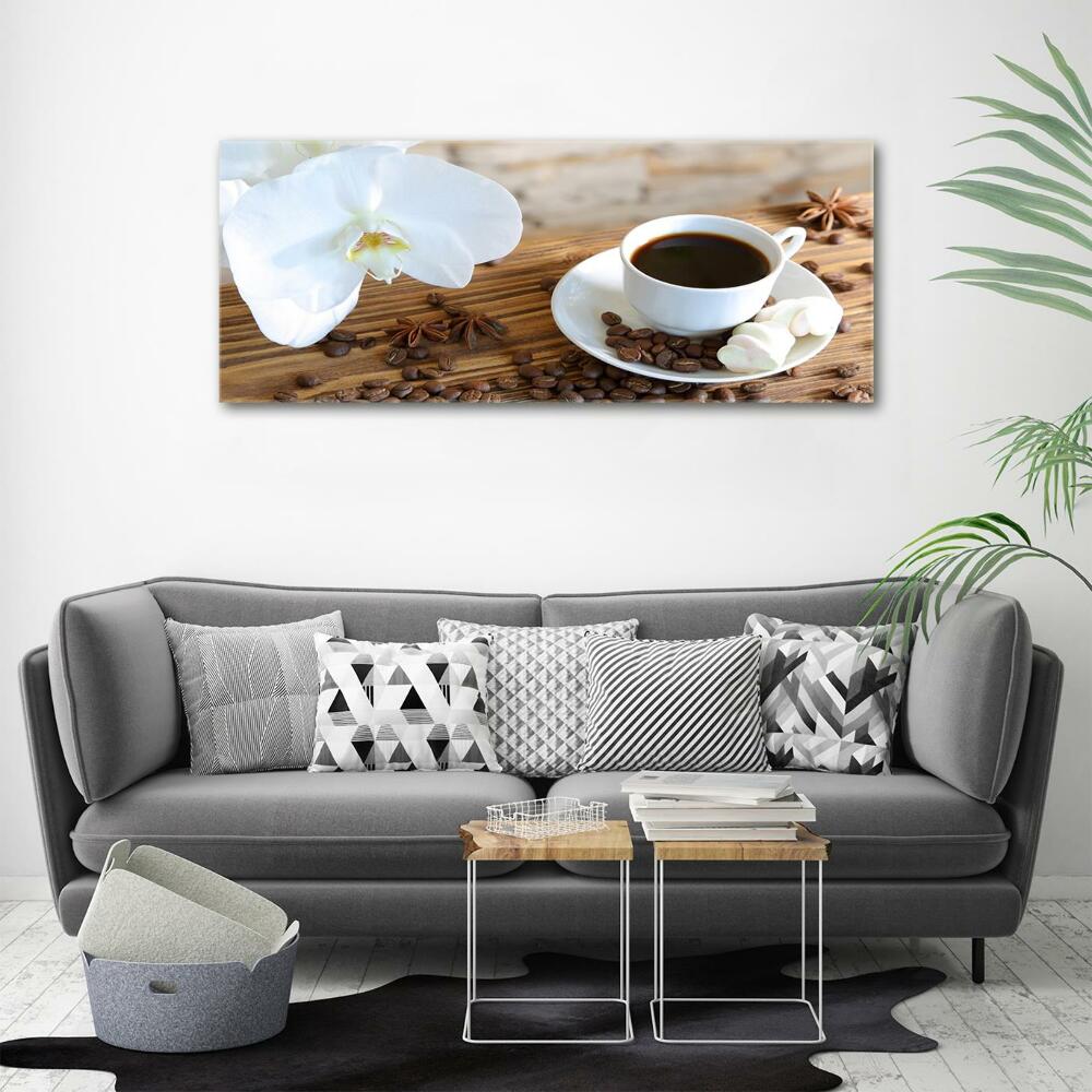 Glass picture print Cup of coffee