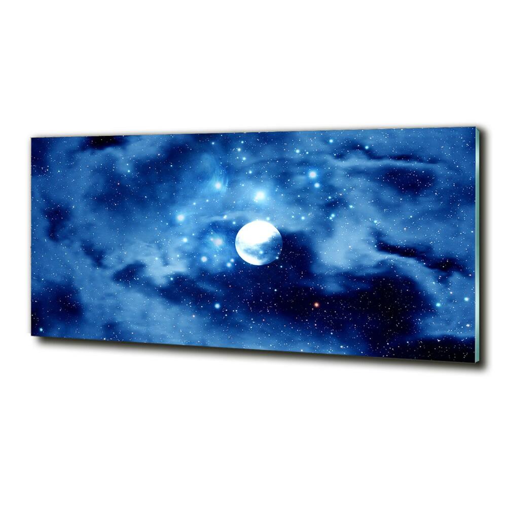 Glass art print Full moon