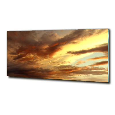 Wall art on glass Sunrise