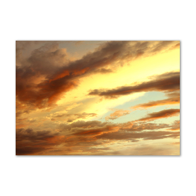 Wall art on glass Sunrise