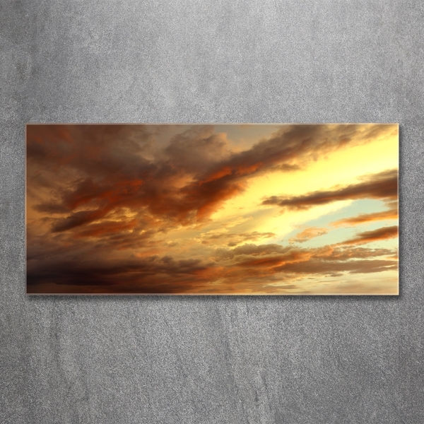 Wall art on glass Sunrise