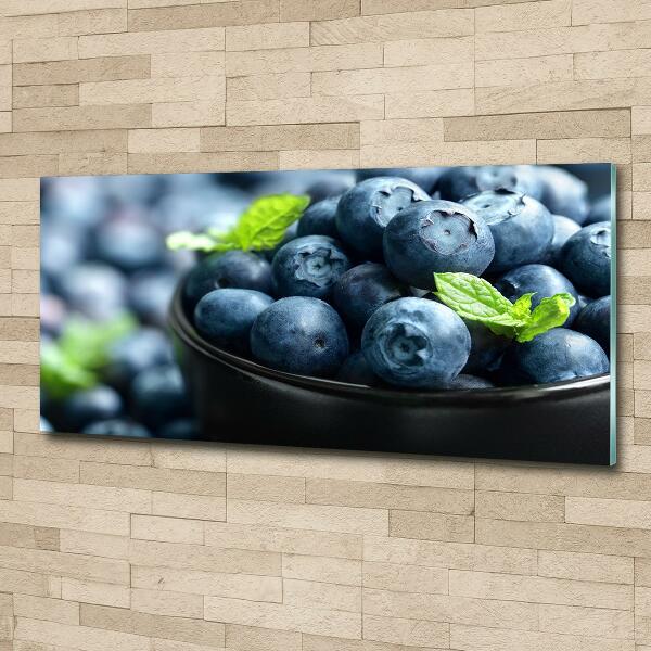 Glass wall art Berries