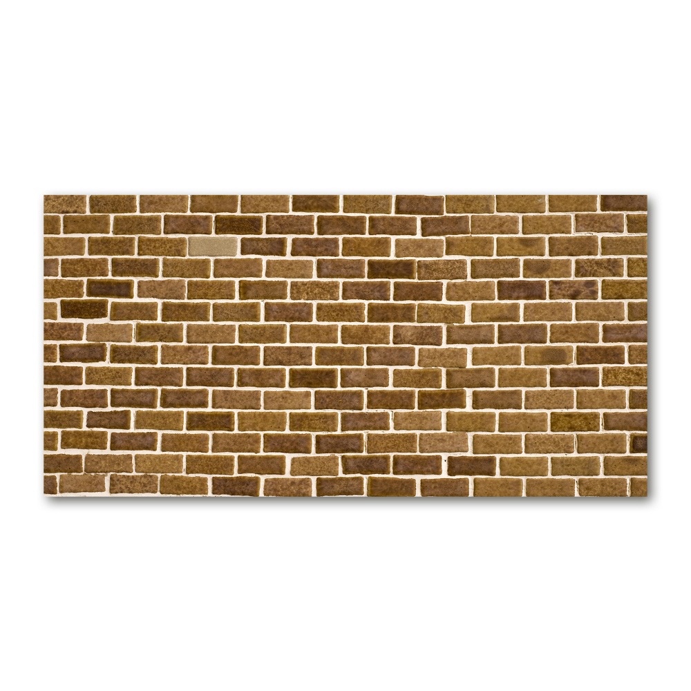 Glass wall art Brick wall