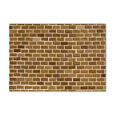 Glass wall art Brick wall