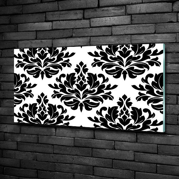 Wall art on glass Background ornaments