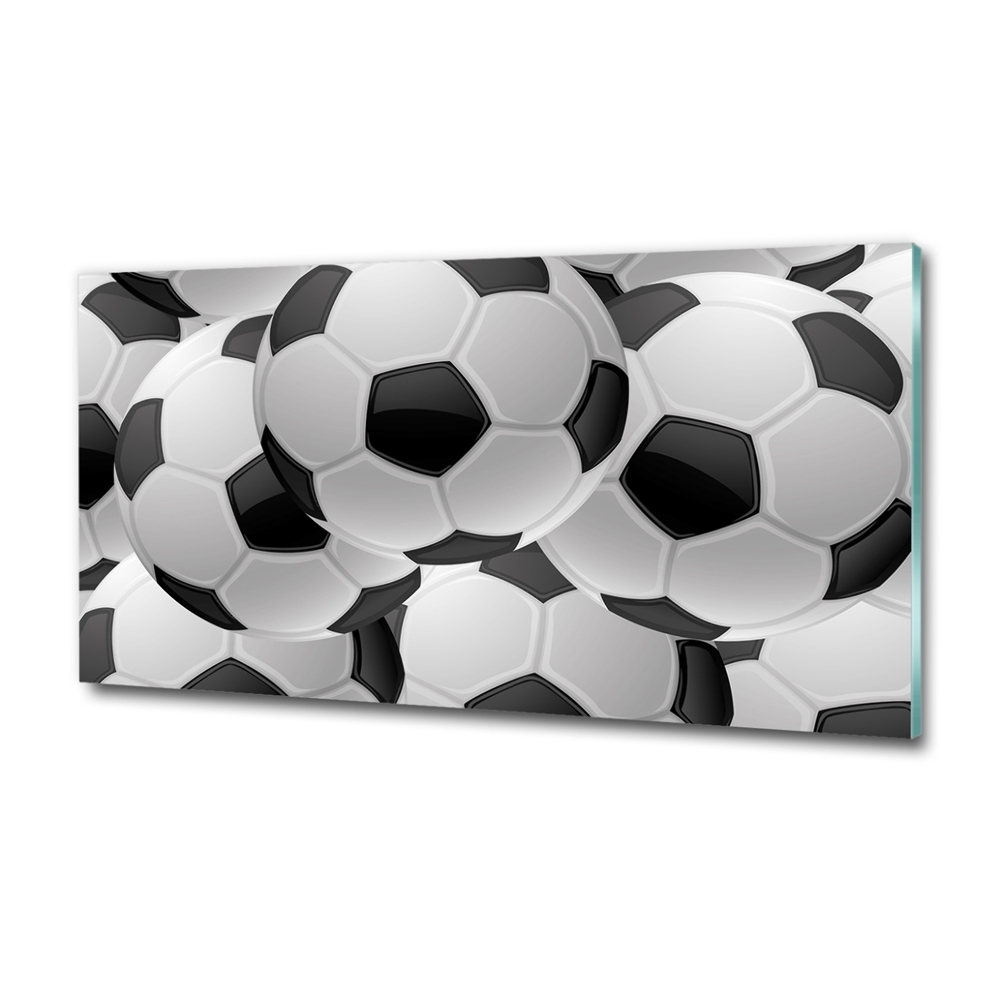 Wall art on glass Football