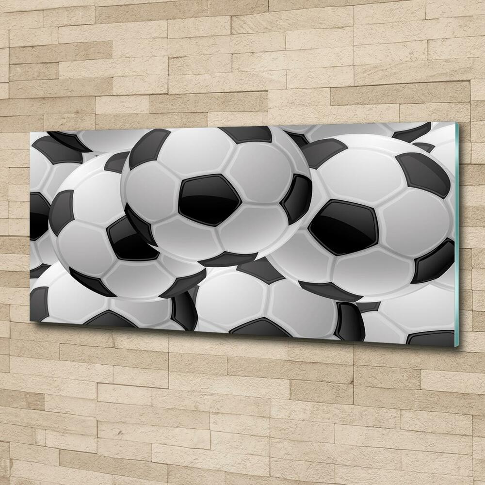 Wall art on glass Football