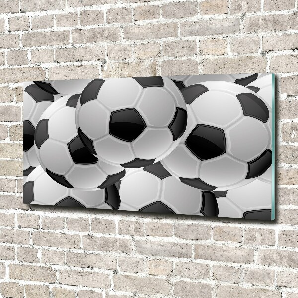 Wall art on glass Football