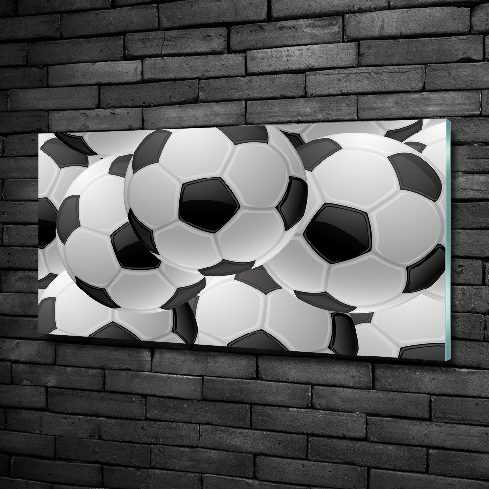 Wall art on glass Football