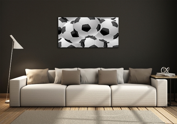 Wall art on glass Football