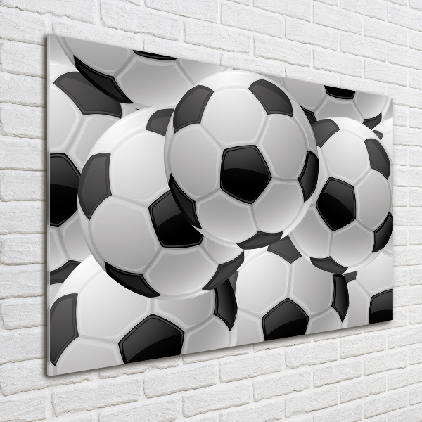 Wall art on glass Football