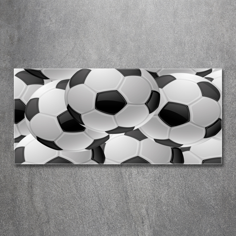 Wall art on glass Football