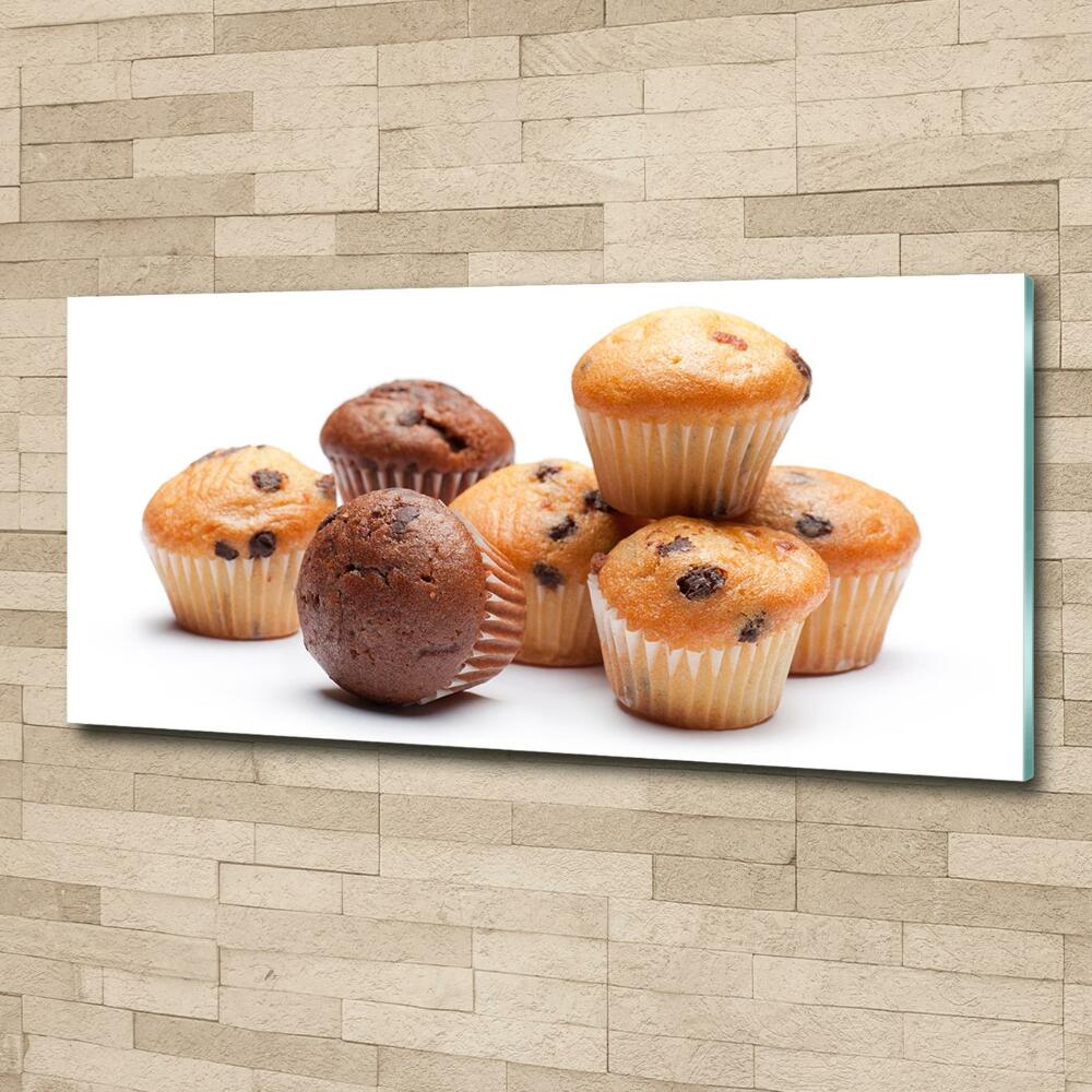 Wall art on glass Cupcakes