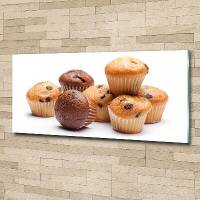 Wall art on glass Cupcakes