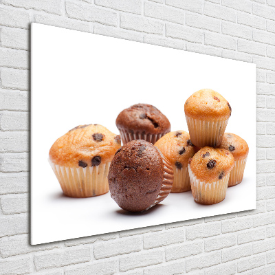 Wall art on glass Cupcakes