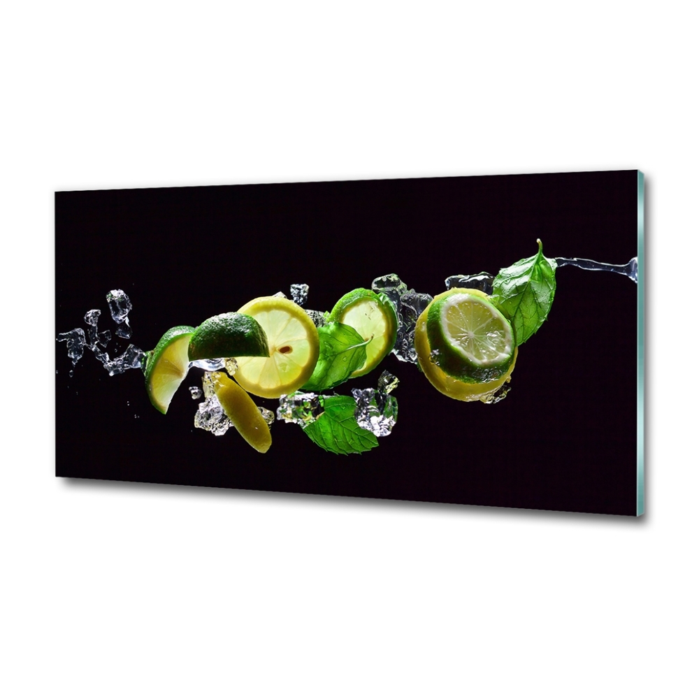 Wall art on glass Mojito