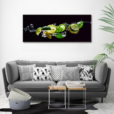 Wall art on glass Mojito