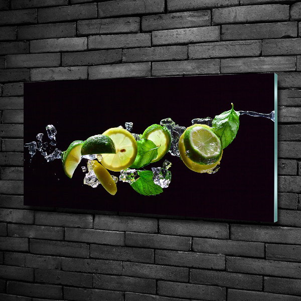 Wall art on glass Mojito