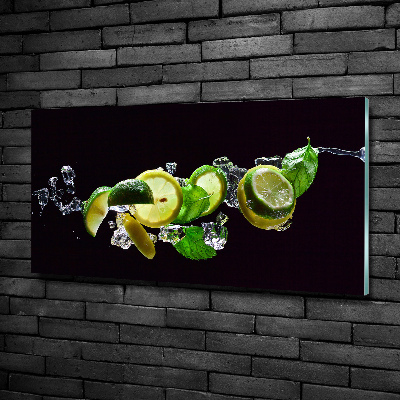 Wall art on glass Mojito