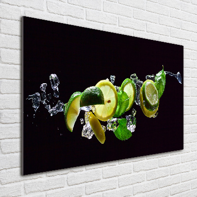 Wall art on glass Mojito