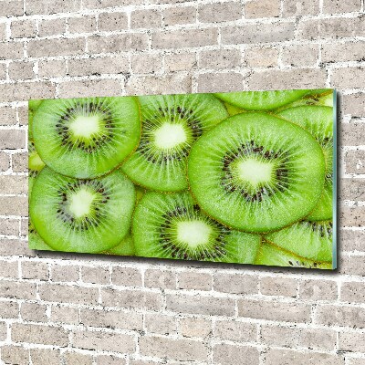 Wall art on glass Kiwi