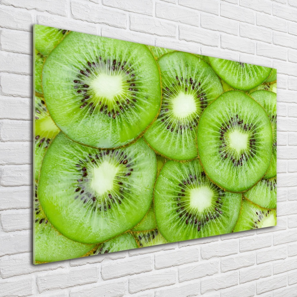 Wall art on glass Kiwi