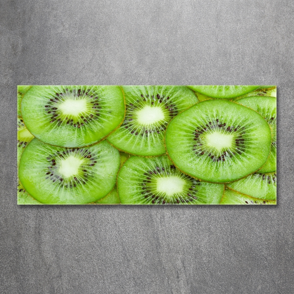 Wall art on glass Kiwi