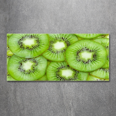 Wall art on glass Kiwi