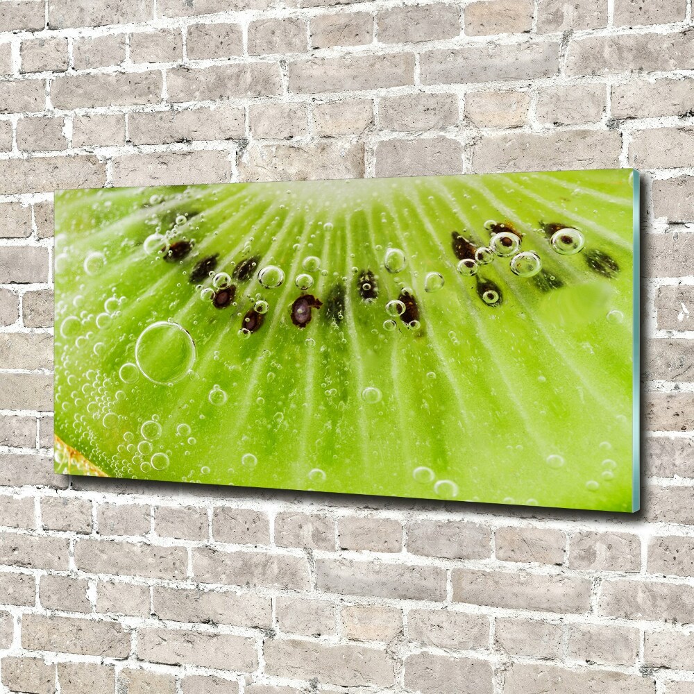 Glass art print Kiwi