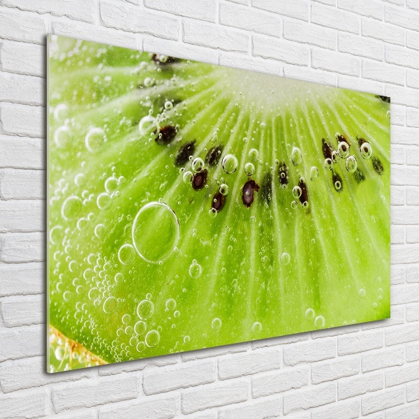 Glass art print Kiwi