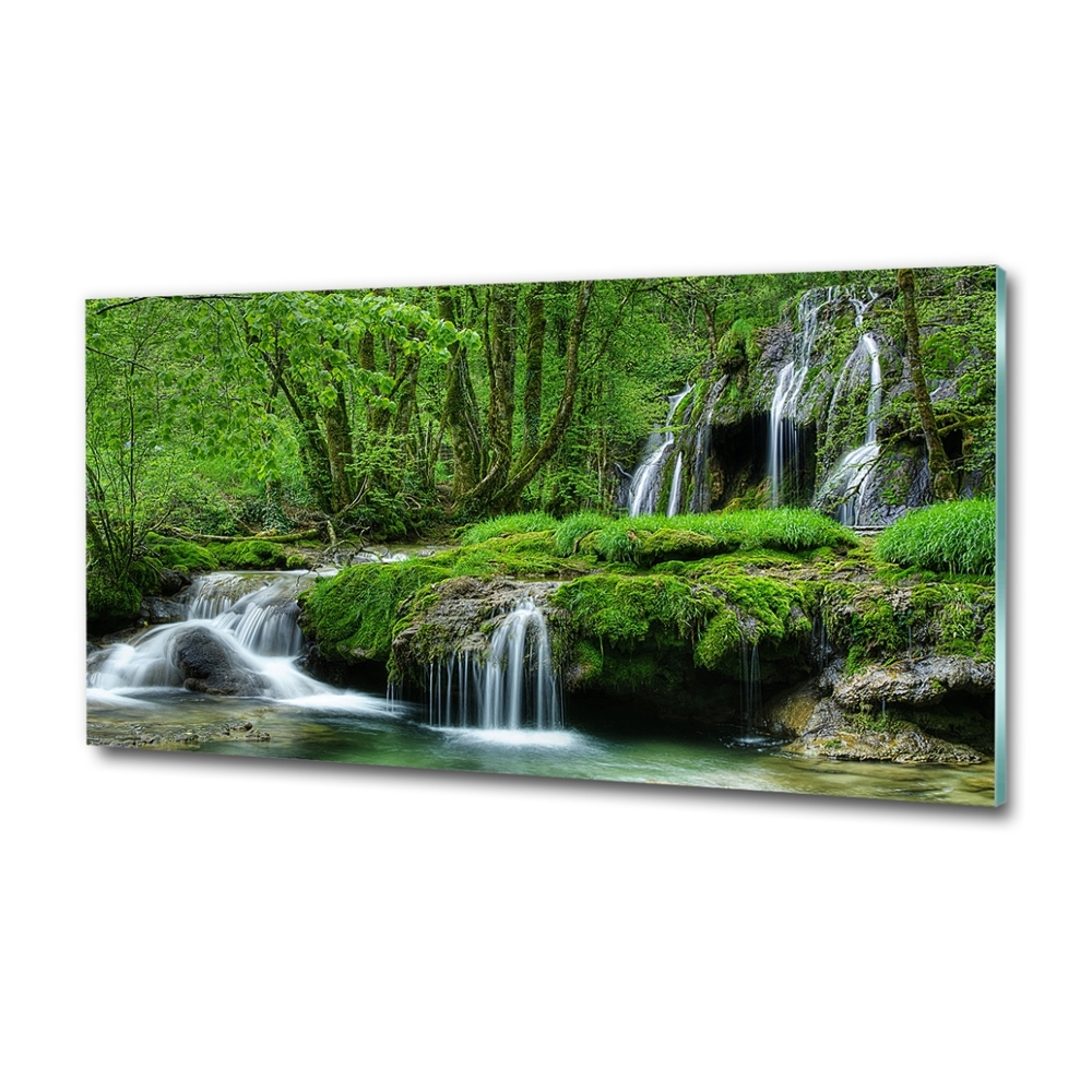 Glass art print Cascades