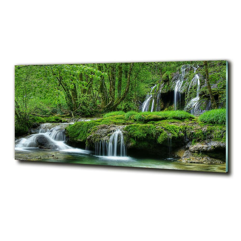 Glass art print Cascades