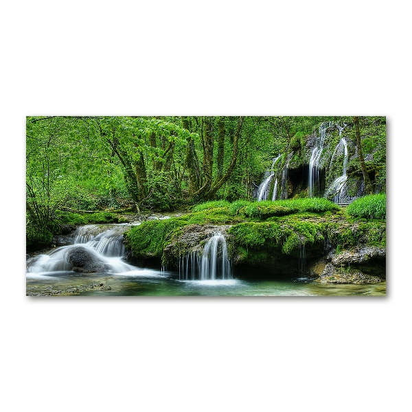 Glass art print Cascades