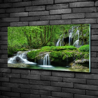 Glass art print Cascades