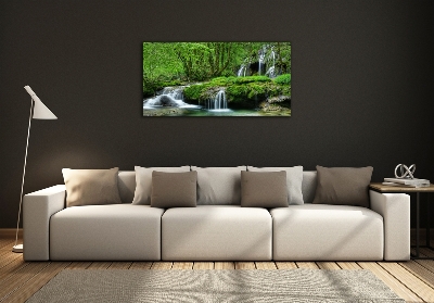 Glass art print Cascades