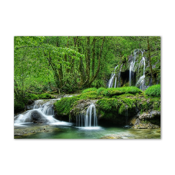 Glass art print Cascades